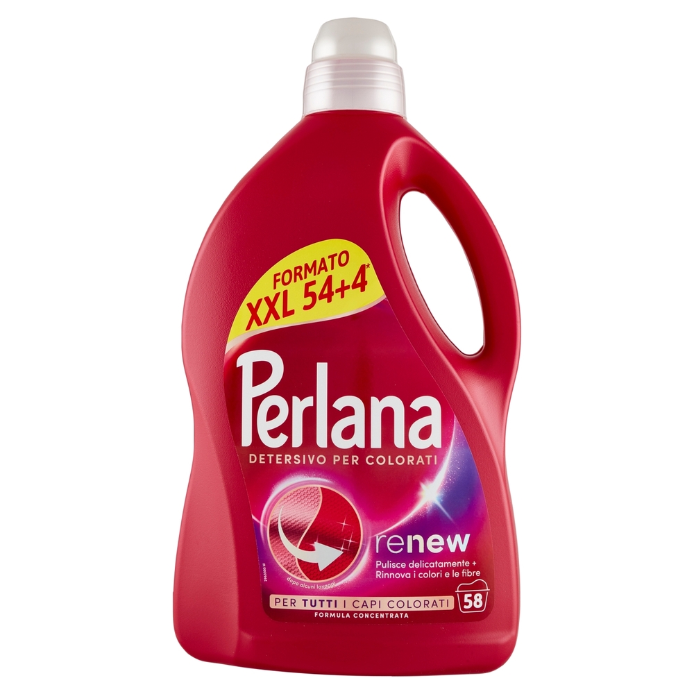 PERLANA Detersivo Colorati 58 Lavaggi 2.900 mL